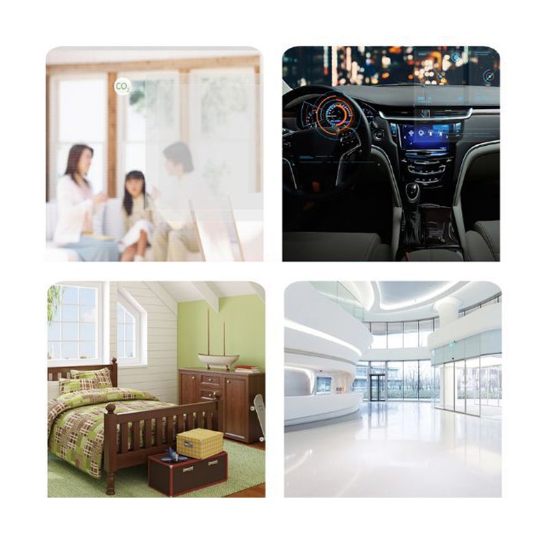6 In 1 PM2.5 PM10 HCHO TVOC CO CO2 Multifunctional