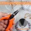 LEONTOOL Flat Pincers, No Knurled, Flat Pliers, Flat Pliers, Fine