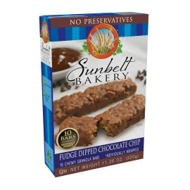 Sunbelt Bakery Variety Pack, 2 Boxes Each of Oats & Honey, Fudge Dipped