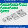 Your Day Mate Buckles, Silver, Zinc Aluminium, Click Fastener Buckle,