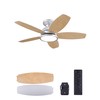 VONLUCE Ceiling Fans with Lights, 36 Inch Ceiling Fan and