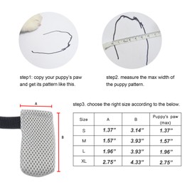 HDKUW Cat Anti-Scratch Shoes, Pet Scratch Deterrent Boots for Cats Small Dogs, Grooming Cat Accessories Nail Gloves, Adjustable Cat Claw Cover for Bathing Shaving Treatment Checking Black L