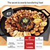 SISEM Korean BBQ 3 IH Griddle Grill Pan, Nonstick Coating,