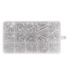 360pcs Screw Nut Set Stainless Steel Flat Washer Spring Washer