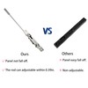 TOGU 2 Pack Lever Extension Flush Bolt Latch Slide Bolt