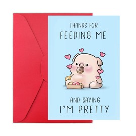 Dad Fathers Day Card from Daughter Son, Cute Anniversary Card for Husband Boyfriend Mom Birthday Greeting Cards for Mom Mother Dad Father's Day Card to Dad Dads Birthday Card to Wife Girlfriend