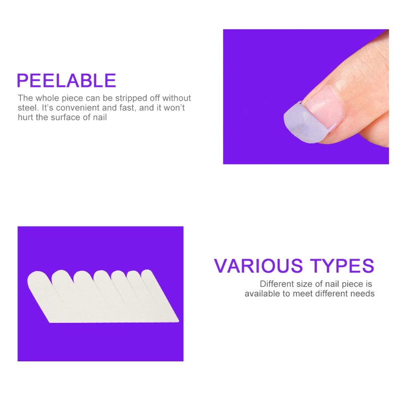 Silk Nail Wrap, Self Adhesive Nail Reinforce Wrapping UV Gel