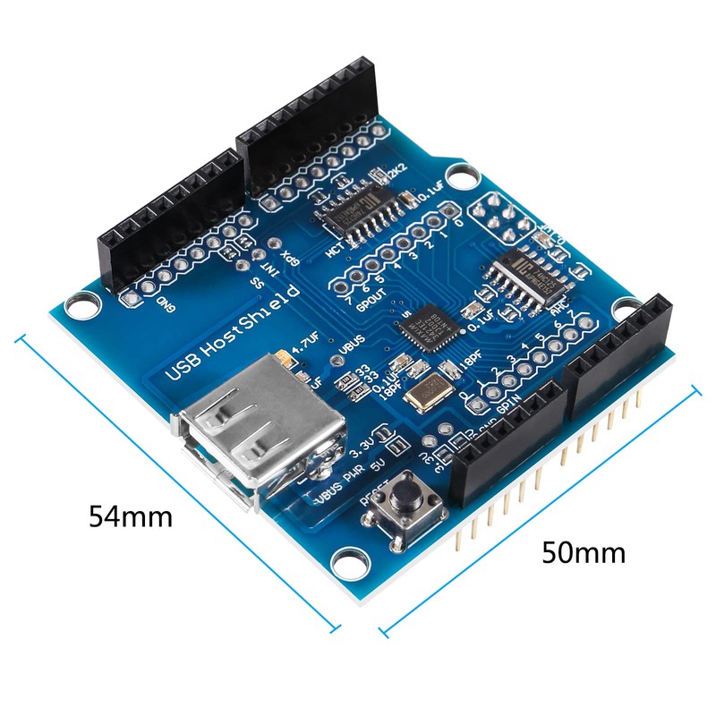 USB Host Shield Compatible with Arduino Mega 2560 1280 Support