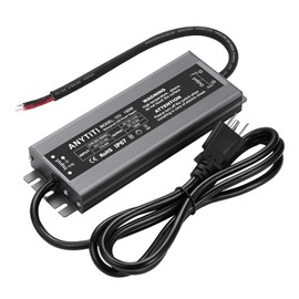 ANYTITI LED Driver,LED Power Supply IP67 Waterproof Output 150W DC12V 12.5A 3-Prong Plug 4.5feet