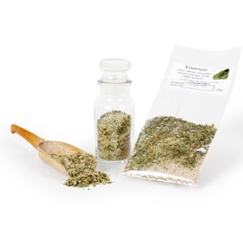 Herbal Salt, Pink Crystal Salt, Seasoning Salt, Herbs Mountain Salt, Ural Crystal Salt, Spice Salt with Herbal Mixture Mediterranean, 25 g