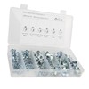 80Pcs T Nuts Carbon Steel Galvanized Layer Rust Resistant Sturdy