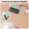 Cepillo para Zapatos Dispensador de Jabón 2 en 1 Multiusos