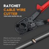 Ratchet Cable Wire Cutter Heavy Duty Wire Cutter for Aluminum