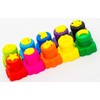 Copper Top - 10PCS Colour Interlocking Finger Paint with Fun