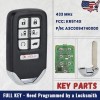 KEYECU for Honda Odyssey 2021 2022 2023 2024 Smart Remote