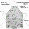 Adjustable Waterproof Kitchen Apron for Women with 2 Pockets, Cute