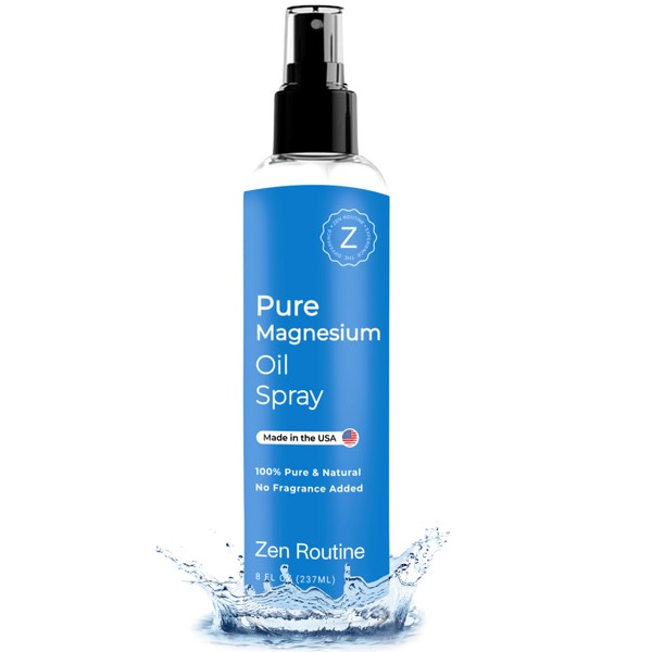 Pure Magnesium Oil Spray – 8oz (Single) - Organic USP