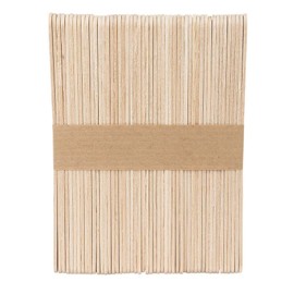 Wooden Sticks, Spatulas, Ice Sticks, 14 cm Long, 1 cm Wide, Ideal for Crafts, Waxing, Home Made Ice Cream, Pack of 300.