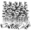 40Pcs 1/4”-20 Rivet Nuts Stainless Steel Threaded Insert Nut 1/4-20UNC