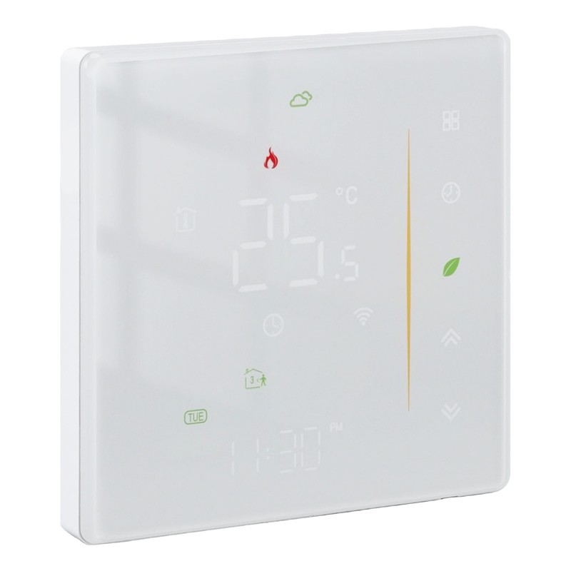Smart Temperature Controller IP20 Protection PC ABS White Programmable Boiler
