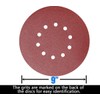 Tonmp 10 Pack 9-Inch 10 Hole 120 Grit Drywall Sandpaper