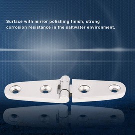 Marine Door Hinges Marine Marine Marine Hinge Door Bat Hinge Marine Grade Stainless Boat Cabin Door Flush Door Hinges for Marine Lids/Hatches/Compartments/Doors 4 Size (103*27)