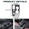 x xotic tech Inner Center Console Gear Shift Panel Cover