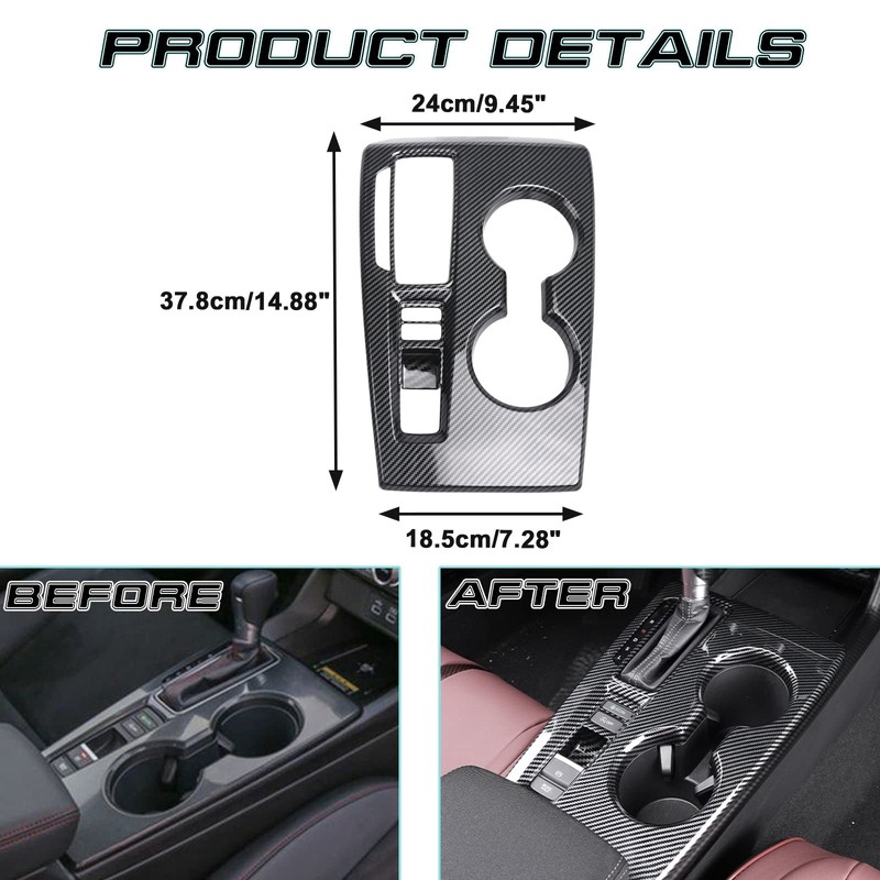 x xotic tech Inner Center Console Gear Shift Panel Cover