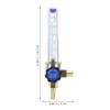 SOLUSTRE 2pcs Argon Co2 Mig Tig Flow Meter Gas Regulator