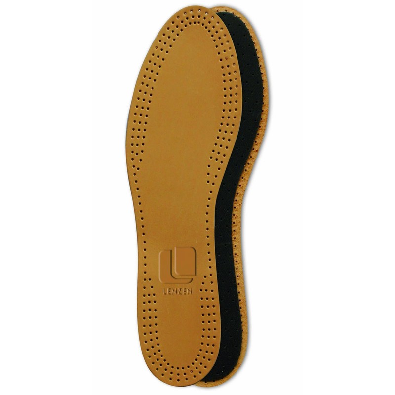 Lenzen 3 Pairs Premium Leather Insole with Activated Carbon -