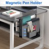 HAMOPY Desk Side Storage, Single-Layer Steel Hanging Desk Organizer with