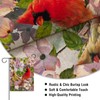 Artofy Cardinals Spring Home Decorative Garden Flag, House Yard Lawn