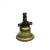 Whydah Pirate Ship Bell, Antique Gold and Black Finish, Elegant