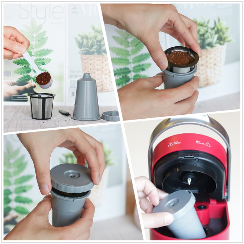 Eaykee Reusable k Cups Coffee Filters - 3 packs Coffee