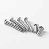 5/32-32 x 5/16'' (100Pack) Flat Head Machine Screw, Phillips Drive,