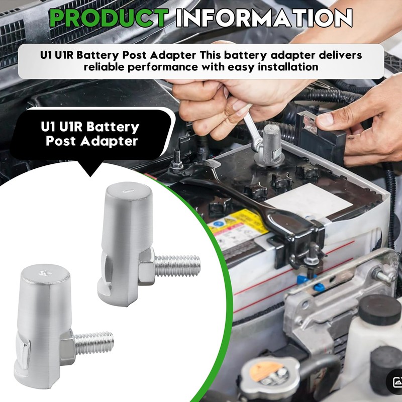 Top Post to Side Post Battery Adapter, Universal U1 Flag/Side