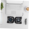 Gadpiparty Portable Foldable Laptop Cooler with USB Powered Fans Compact