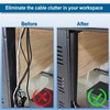 Cable Management Under Desk, Cable Management J Channel for Desk,