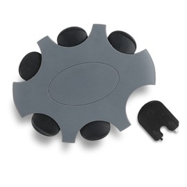 Pack of 6 JB White ProWax MiniFit Cerumen Filters for Hearing Aids Compatible with Oticon, Bernafon and Auditio Hearing Aids, Disk with 6 Tools and 6 Filters, Black