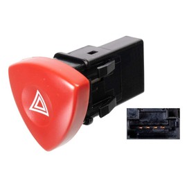 febi bilstein 107792 Hazard Light Switch Red
