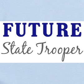 CafePress Future State Trooper Infant Bodysuit Cute Infant Bodysuit Baby Romper Sky Blue