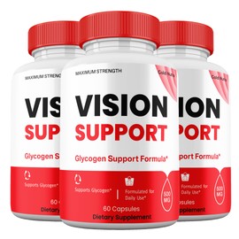 Gold Nutra Vision Support Capsules, Premium All Natural Ingredients, Maximum Strength Pills Vision Support Supplement Vitamin Extract (3 Pack)