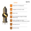 SKYN Large Kondome (50 Stück) |Skynfeel Latexfreie Kondome für Männer,