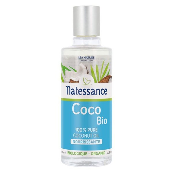 Natessance Huile Coco Bio 100% Pure 90 g