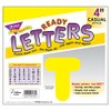 Trend Yellow 4" Casual Uppercase Ready Letters, Bulletin Board Decor,