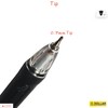 10 x 0.7mm Tip Ball Pen DOLLAR Note BLACK Click