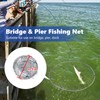 QualyQualy Bridge and Pier Fishing Net, Foldable Drop Net for