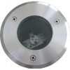 Round Recessed Stainless Steel Light MR16, Walk/Drive-Over, Inground Light Fixture