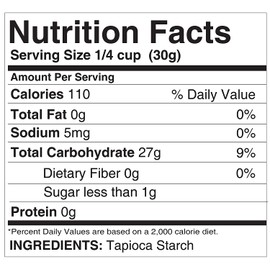 Pure Tapioca Starch (5 lb) Gluten-Free, Non-GMO, Kitchen Staple