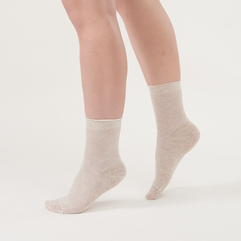 FlaxSox - Calcetines de lino súper respirables para hombre, paquete